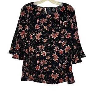 Bobeau Floral Top‎